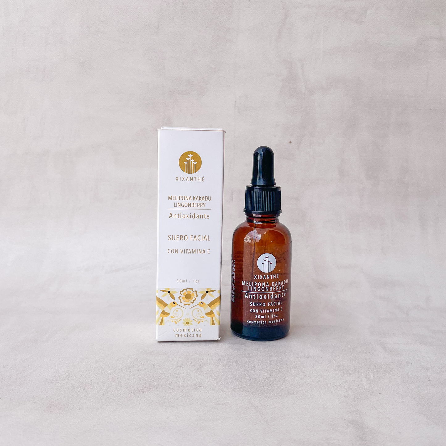 Suero Antioxidante con Vitamina C — Melipona · Kakadu · Lingonberry